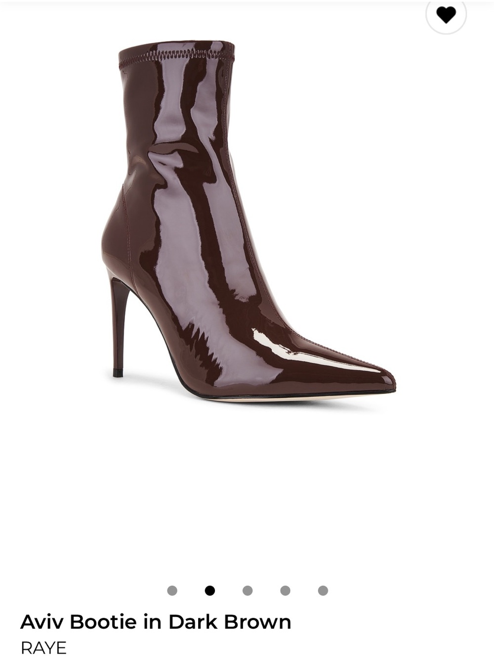 RAYE Aviv Bootie in Dark Brown